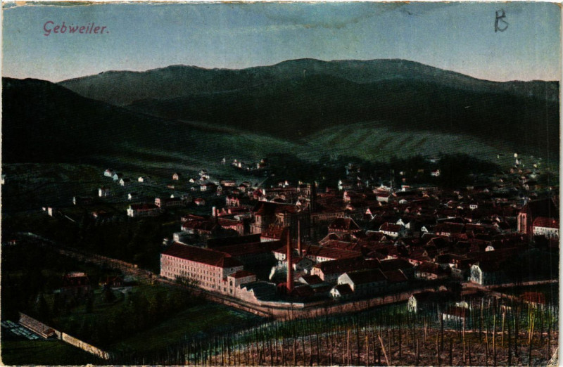 Carte postale ancienne Gebweiler