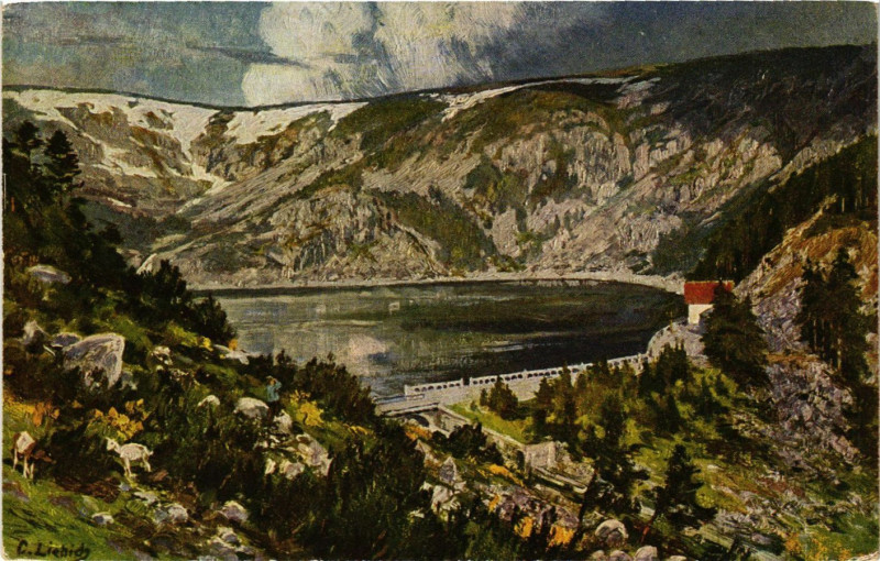 Carte postale ancienne Lac Noir
