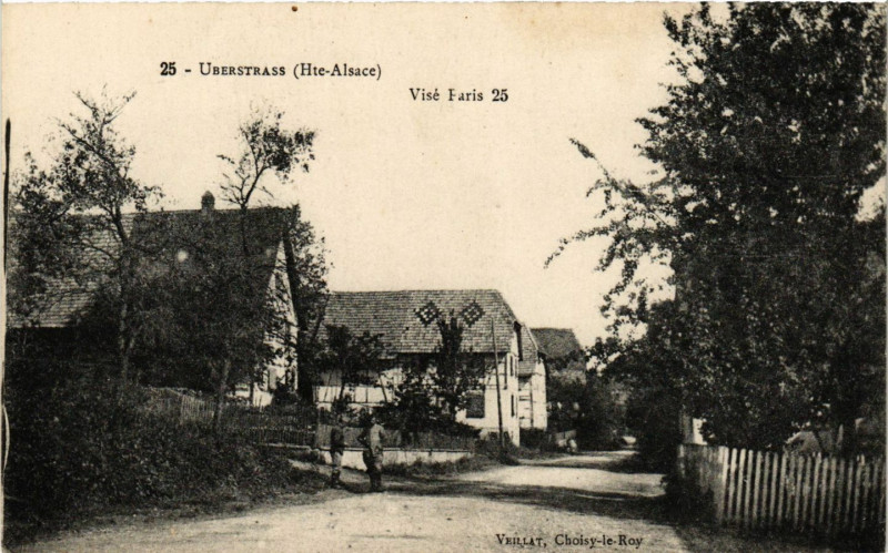 Carte postale ancienne Uberstrass (Hte-Alsace)