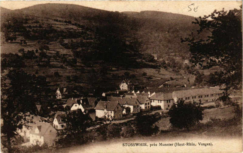 Carte postale ancienne Stosswhir pres Munster (Haut-Rhin Vosges) à Stosswihr