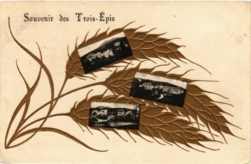 Carte postale ancienne Souvenir des Trois-Epis