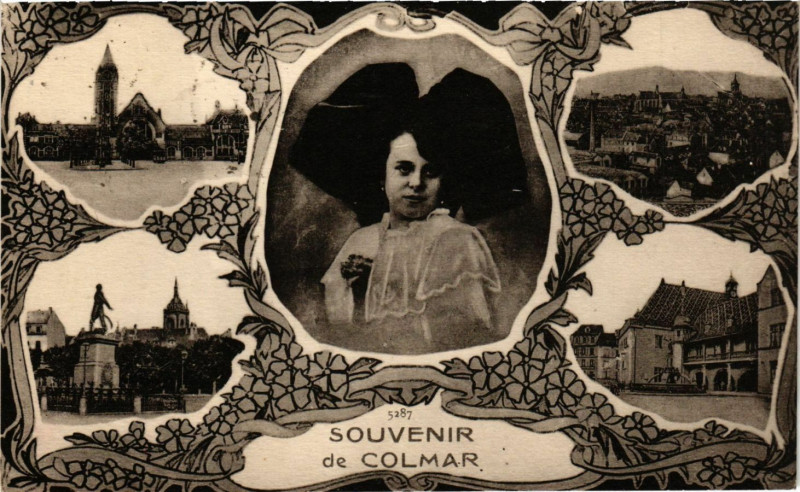 Carte postale ancienne Souvenir de Colmar à Colmar