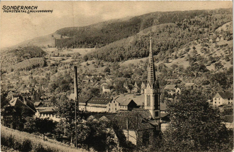 Carte postale ancienne Sondernach - Munstertal (Hochvogesen) à Sondernach