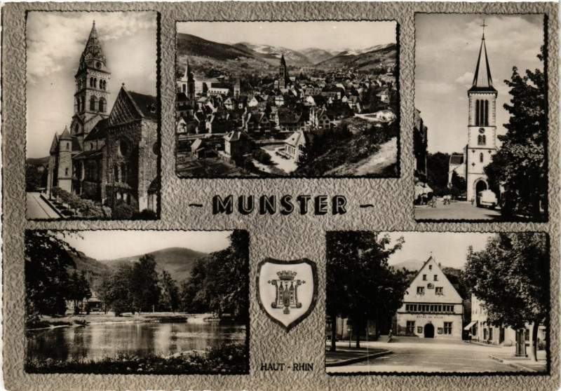 Carte postale ancienne Munster (Haut-Rhin) à Munster