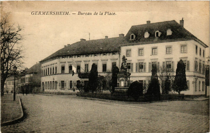 Carte postale ancienne Germersheim - Bureau de la Place