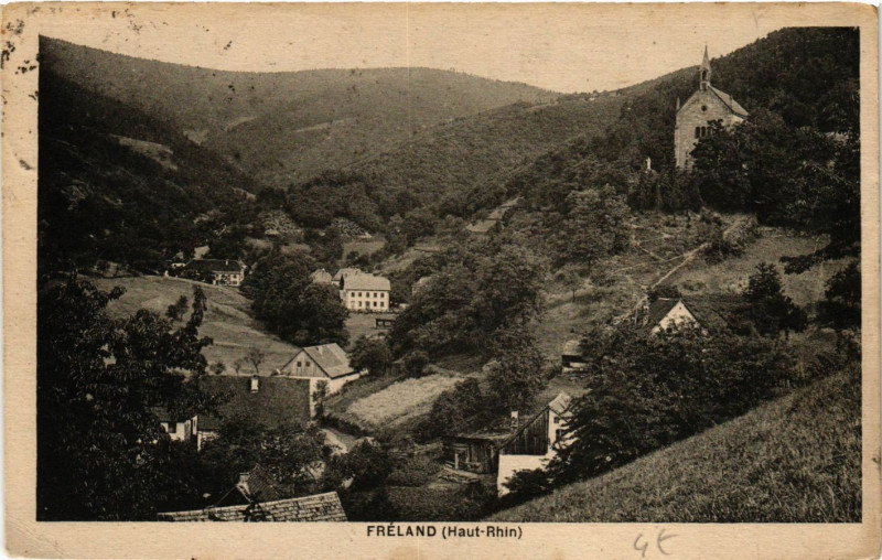 Carte postale ancienne Freland (Haut-Rhin) à Fréland