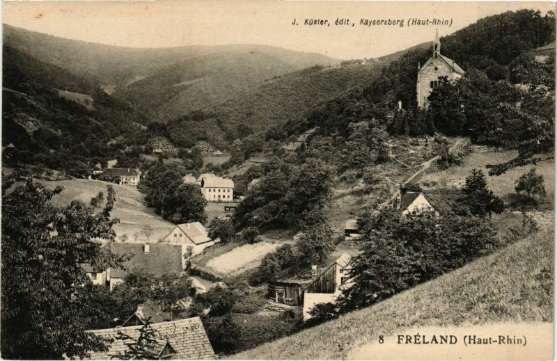 Carte postale ancienne Freland (Haut-Rhin) à Fréland