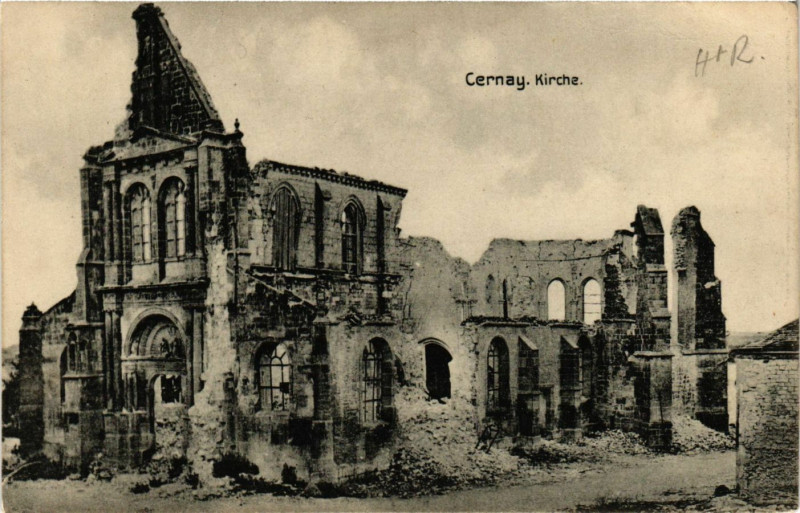 Carte postale ancienne Cenay - Kirche