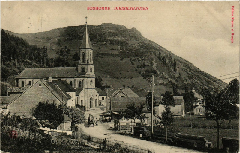 Carte postale ancienne Bonhomme - Diedolshausen
