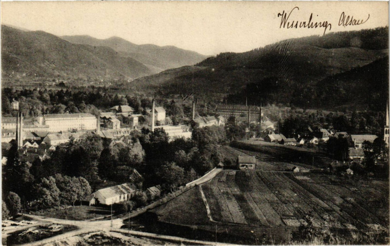 Carte postale ancienne Wesserling Alsace