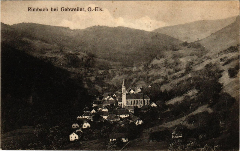 Carte postale ancienne Rimbach b. Gebweiler O.-Els.