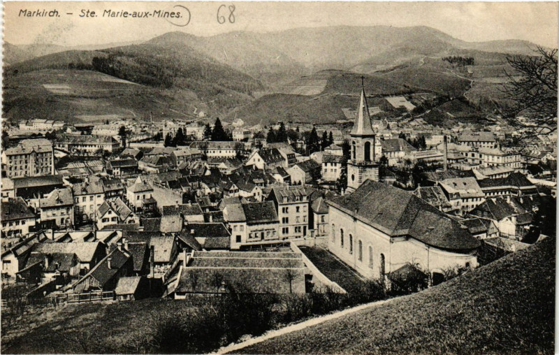 Carte postale ancienne Merkirch - Sainte-Marie-aux-Mines à Sainte-Marie-aux-Mines