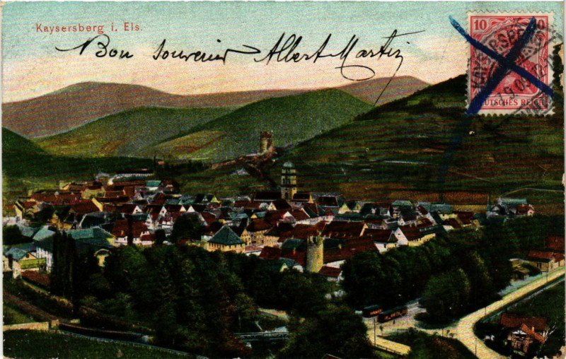 Carte postale ancienne Kaisersberg i. Els.