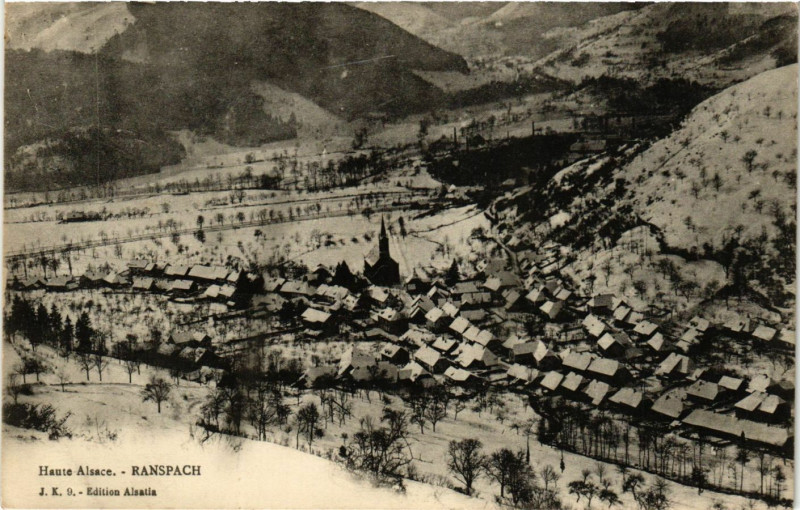 Carte postale ancienne Haute-Alsace - Ranspach à Ranspach