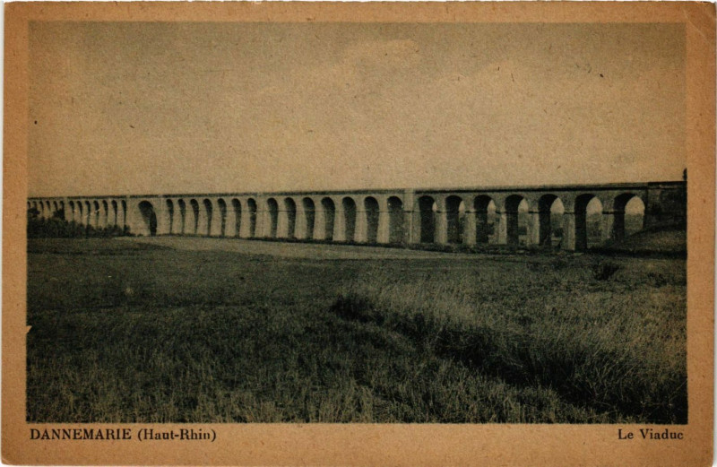 Carte postale ancienne Dannemarie (Haut-Rhin) à Dannemarie