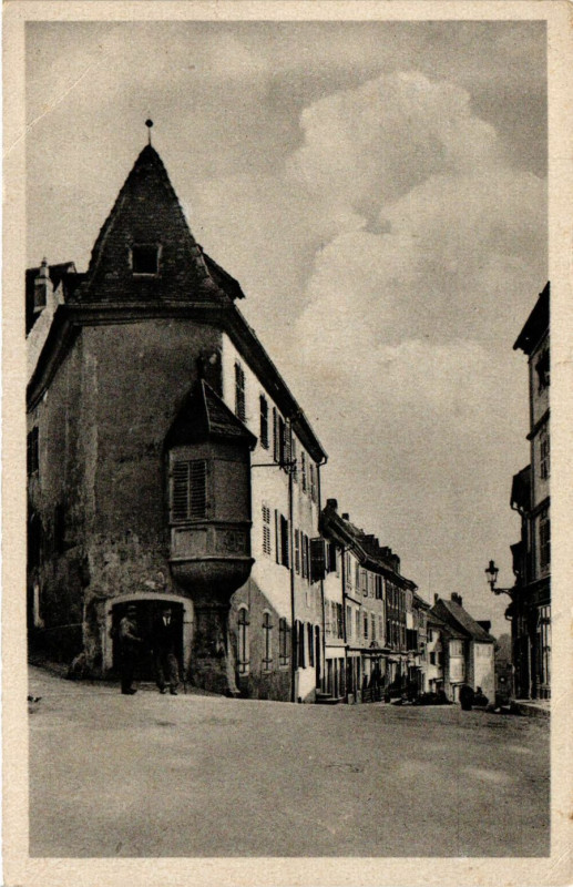 Carte postale ancienne Altkirch - Becker-Strasse à Altkirch