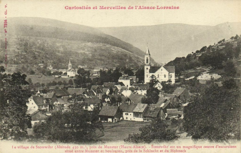 Carte postale ancienne Curiosites et Merceviles de l'Alsace Lorraine