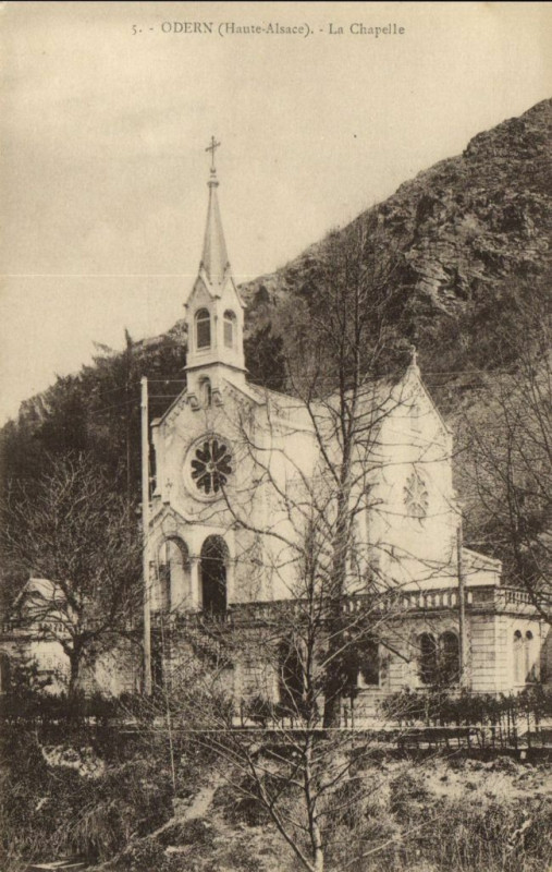 Carte postale ancienne Odern (Haute-Alsace) - La Chapelle