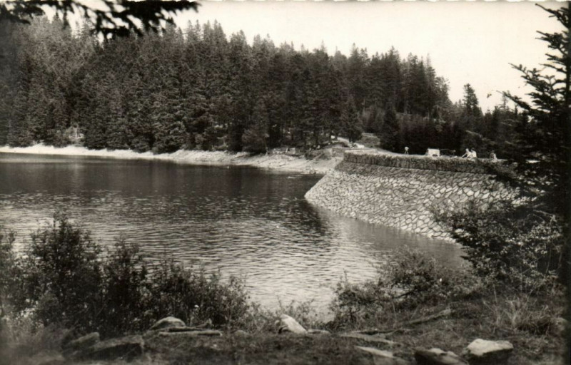 Carte postale ancienne Lac de SOULTZeren (Ht.-Rhin) à Soultzeren