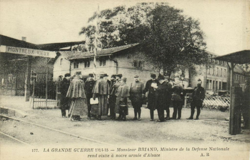 Carte postale ancienne La Grande guerre 1914-15 - Monsleur Briand Ministre de la