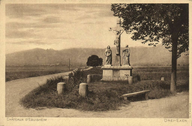 Carte postale ancienne Chateau d'Eguisheim à Eguisheim