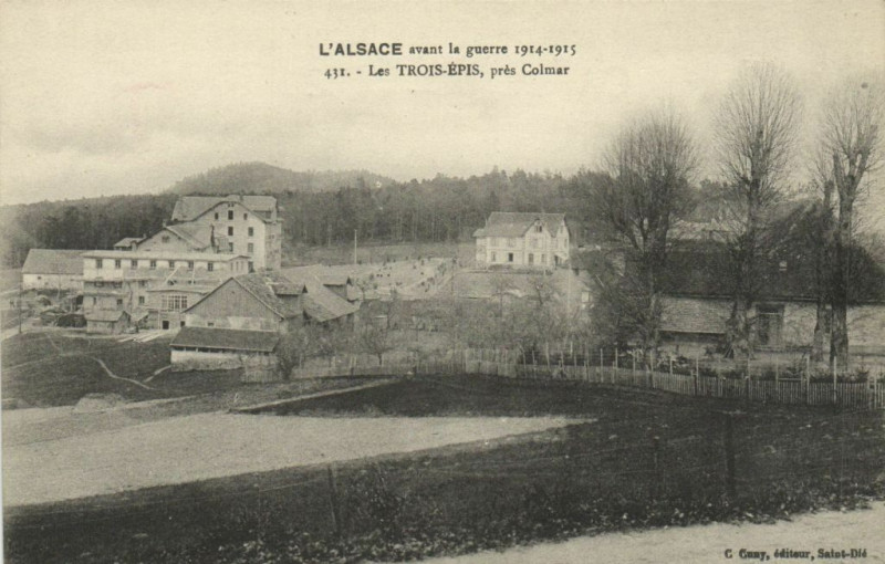 Carte postale ancienne L'Alsace avant la guerre 1914-1915 Les Trois-Epis pres Colmar à Colmar