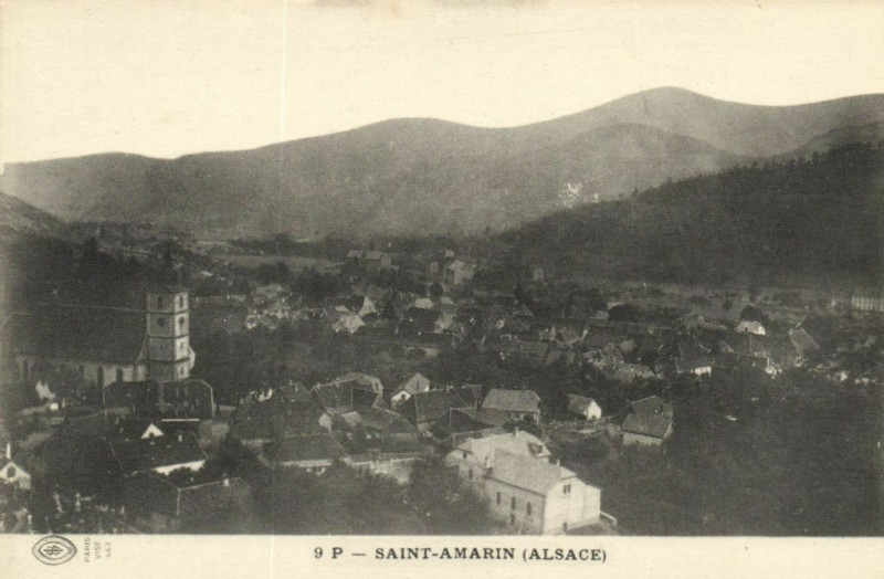 Carte postale ancienne Saint-Amarin (Alsace) à Saint-Amarin