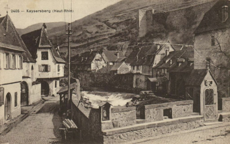 Carte postale ancienne Kaysersberg (Haut - Rhin)