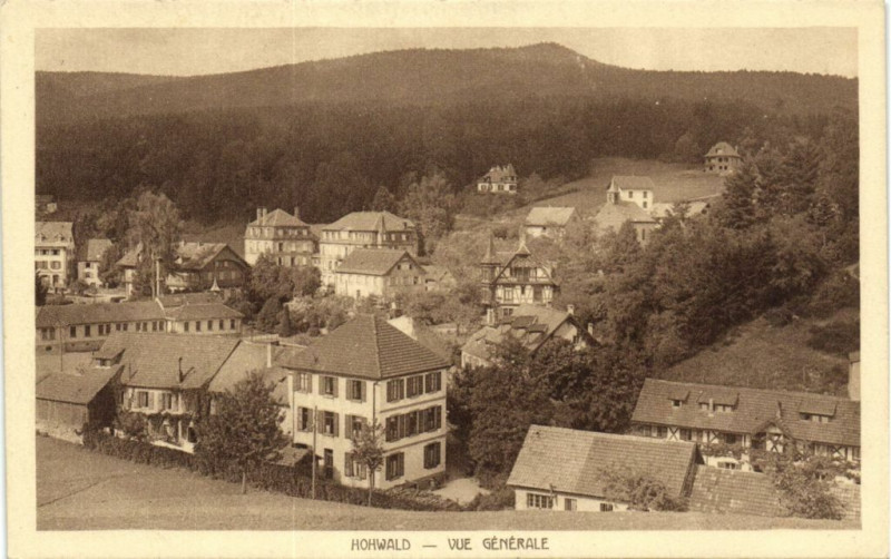 Carte postale ancienne Hochwald - Vue générale