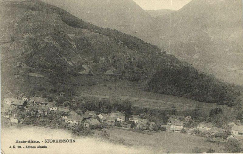 Carte postale ancienne Haute Alsace - Storkensohn