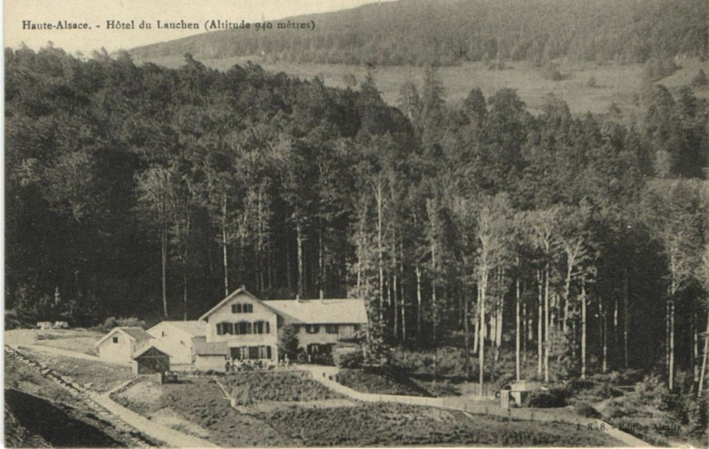 Carte postale ancienne Haute Alsace - Hotel du Lanchen