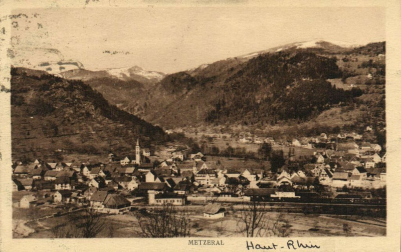 Carte postale ancienne Metzeral à Metzeral