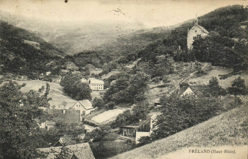 Carte postale ancienne Freland (Haut-Rhin) à Fréland