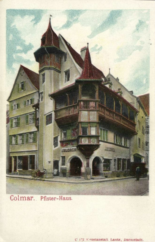 Carte postale ancienne Colmar - Pfister-Haus à Colmar