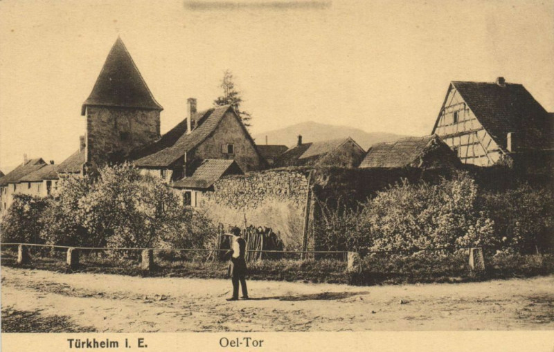 Carte postale ancienne Turkheim I.E. Oel-Tor