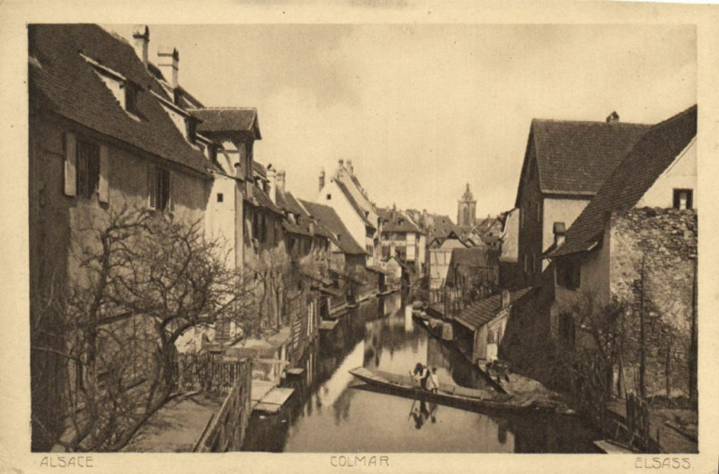 Carte postale ancienne Alsace - Colmar - La Lauch - Petit Venedig à Colmar