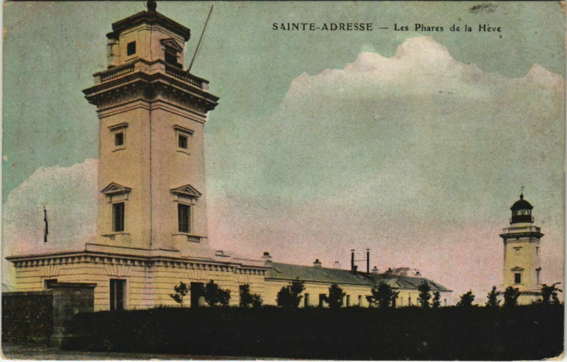 Carte postale ancienne Sainte-Adresse - Les Phares de la Heve à Sainte-Adresse