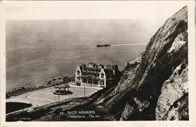 Carte postale ancienne Nice-Havrais - L'Hotelleire