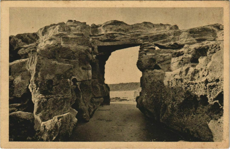 Carte postale ancienne Saint-Palais-sur-Mer - Pont du Diable