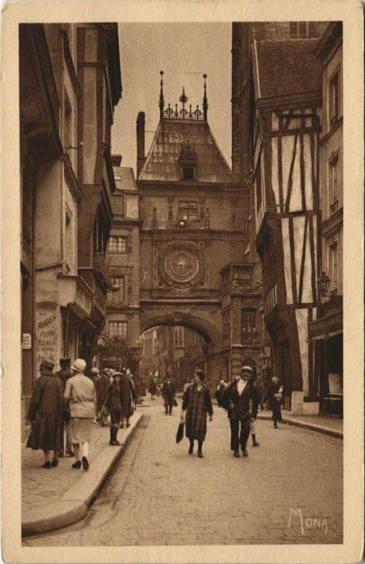 Carte postale ancienne Le Petit Tableaux de Normande Rouen la Ville Musée à Rouen