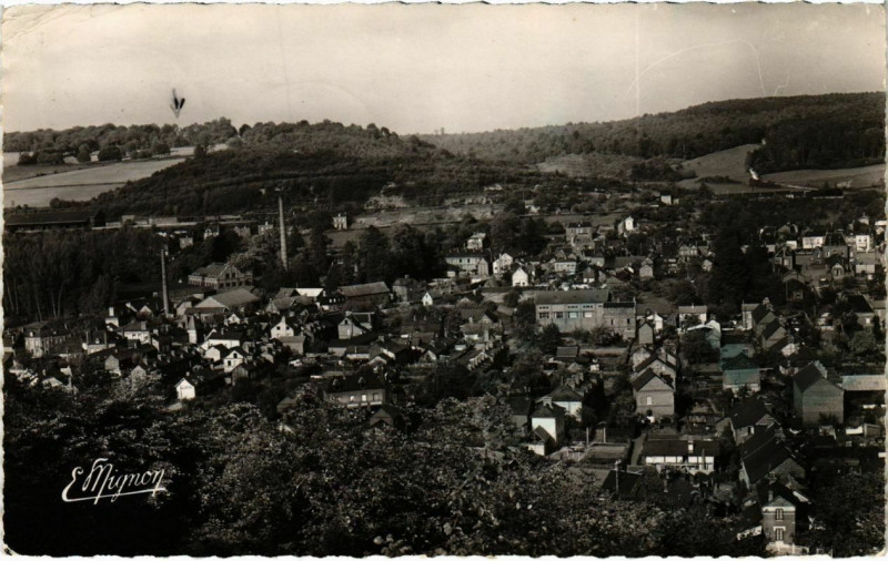 Carte postale ancienne Le Houlme - Panorama au Houlme