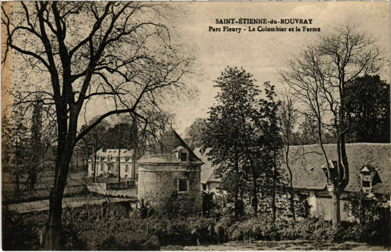 Carte postale ancienne Saint-Etienne Du Rouvray - Parc Fleury à Saint-Étienne-du-Rouvray