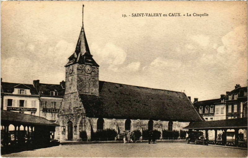 Carte postale ancienne Saint-Valery-en-Caux - La Chapelle à Saint-Valery-en-Caux