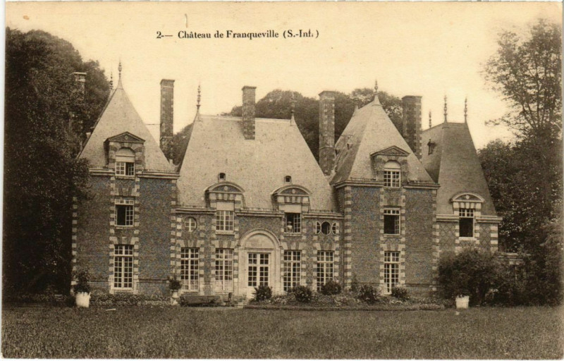 Carte postale ancienne Chateau de Franqueville
