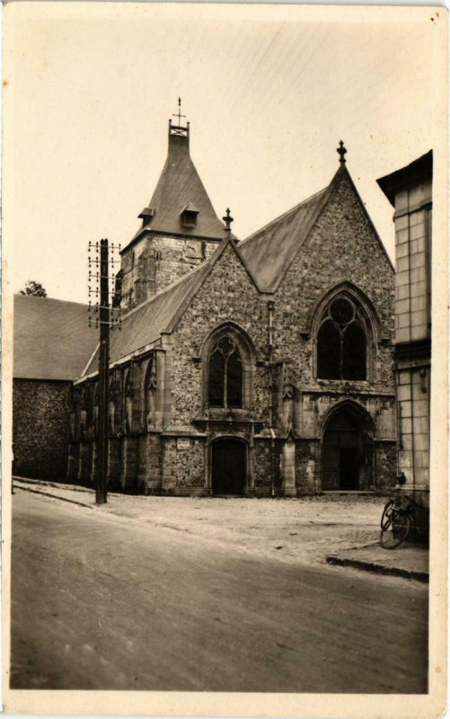 Carte postale ancienne Criel-Plage - L'Eglise