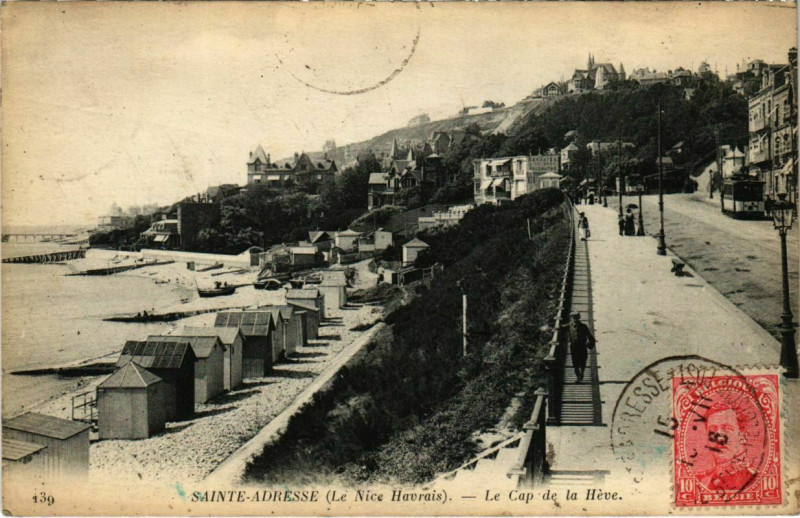 Carte postale ancienne Sainte-Adresse - Le Cap de la Heve à Sainte-Adresse