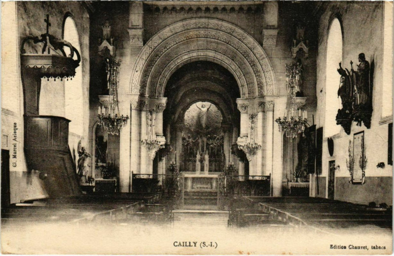 Carte postale ancienne Cailly à Cailly