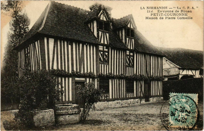 Carte postale ancienne La Normandie - Env. de Rouen à Rouen