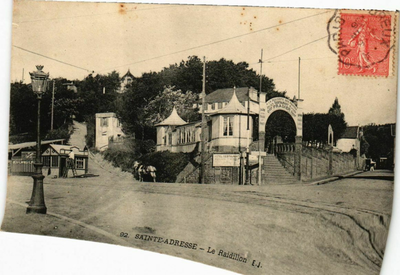 Carte postale ancienne Sainte-Adresse - Le Raidillon à Sainte-Adresse