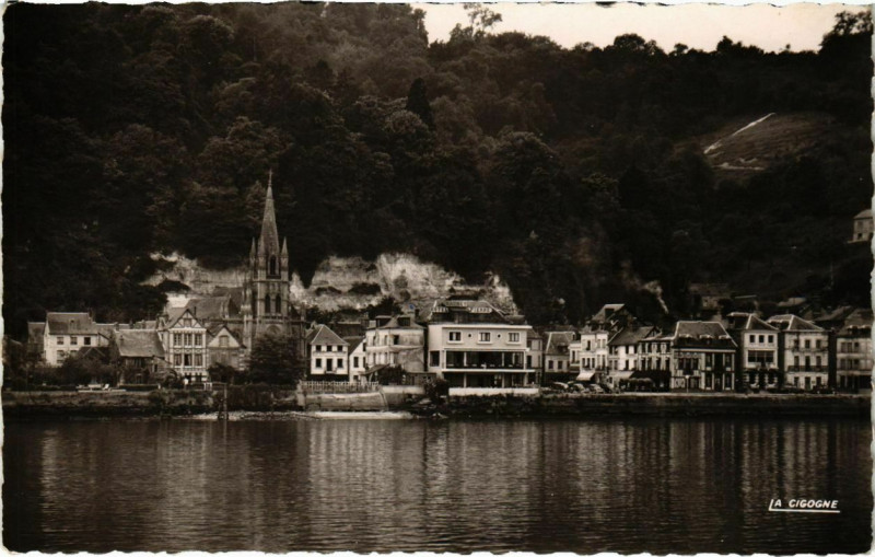Carte postale ancienne La Bouille - Hotel à La Bouille